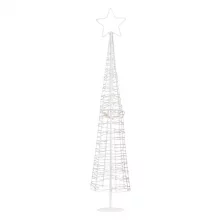 Dekoratiivne LED kuusepuu Springos CL1237, 100 cm, valge
