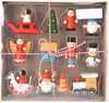 Puidust kuuseehete komplekt Home Styling Collection 14242588, 12 tk