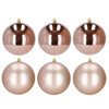 Kuuseehted Springos CA1193, roosa kuld, 10 cm, 6 tk