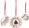Jõulukaunistused Villeroy & Boch, portselan, 3 tk