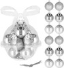 Kuuseehted Springos CA0171, hõbe, 3 cm, 12 tk