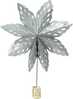 Kuusetipp Christmas Decoration, täht, 30 cm, paber, hõbe