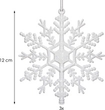 Kuuseehted Springos CA0050, läbipaistev/valge, 12 cm, 3 tk