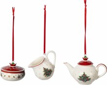 Jõulukaunistused Villeroy & Boch Toys Delight Coffeeset, portselan, 3 tk