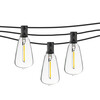 Välisvalgusti Tonro, LED pirnid, 10 m, Retro