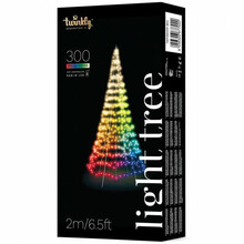 Dekoratiivne LED jõulupuu Twinkly Light Tree 300, RGB+W, 2 m