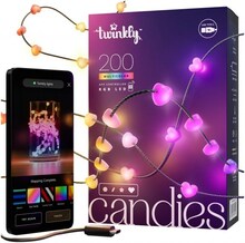 LED jõulutuled Twinkly Candies TWKH200RGB-G, 200 RGB, 14 m, USB Wi-Fi