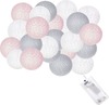 Dekoratiivvalgusti Springos CL0048, 20 LED, kollane, 4.1 m