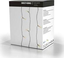 Valguskardin DecoKing, 300 LED, soojalt valge, 3x3 m
