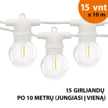 Välisvalgusti Tonro, LED, 150 m, valge
