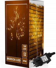 Dekoratiivne LED puu Springos CL0953, 210 cm, 144 LED, valge