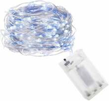 LED jõulutuled Springos CL0022, 100 LED, valge/sinine, 9.9 m