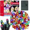 Jõulutuled Springos CL0536, 500 LED, mitmevärviline, 34,5 m