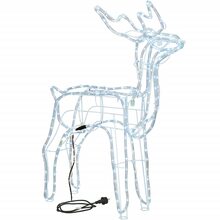 Dekoratsioon põhjapõder Springos CL1217, 216 LED, valge, 90 cm