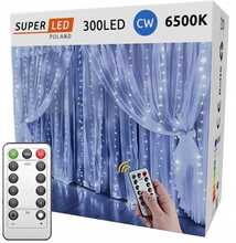 LED kardin Extralink Curtain 3x3 koos kaugjuhtimispuldiga
