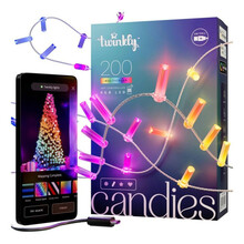 LED kuuseküünlad Twinkly Candies TWKC200RGB-T, 200 LED, küünla kujuga, 14 m