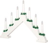Dekoratiivne küünlajalg Springos CL0859, 7 LED, valge, 30.5 cm
