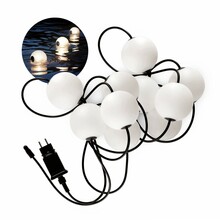 LED jõulutulede kett Kobi Venezia, 10 LED, 0,8W, 7,74 m, IP67, 3000K