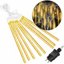 Jääpurikate valguskett Springos CL1214 Icicle Meteor, 144 LED, soe valge, 5 m