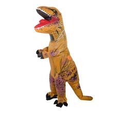 Täispuhutav dinosauruse kostüüm Ikonka T-REX, pruun, 1,5-1,9 m