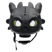 Draakoni mask Dragons heliefektidega, must, Spin Master