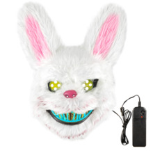 Halloween'i mask jänes LED, Partypal