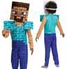 Kostüüm Minecraft Steve Plus MINECRAFT, sinine, 4-6 aastat