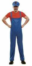 Kostüüm täiskasvanutele My Other Me Super Plumber, punane, M/L