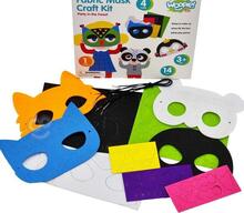Loominguline maskide meisterdamise komplekt Woopie Artfun, 4 tk