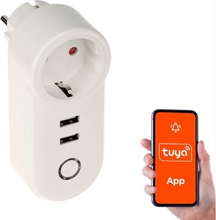 Nutikas pistikupesa Genway ATLO-P1U2-TUYA, Wi-Fi, USB