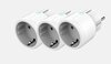 Nutikas pistikupesa Deltaco Smart Home SH-P01M-3P WiFi 2.4GHz, 1xCEE 7/3, 10A, LED indikaator, valge, 3 tk