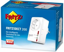 Nutikas pistikupesa AVM FritzDect 200, valge, päeva/nädala taimeriga