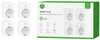 Nutikad Wi-Fi pistikupesad Woox R6118-4pack, 4 tk, 3680W, 16A, energiamõõtjaga, Tuya