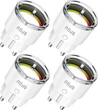 Nutikas Wi-Fi pistikupesa NOUS A1, 4 tk komplekt, 3450W 16A