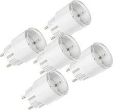 Nutikate pistikupesade komplekt Shelly Plug S MTR Gen3 12A, 5 tk, valge