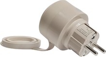 Nutikas välipistik Shelly Plug S Gen3, Mocha, IP44, 12A