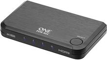 HDMI lüliti One For All SV1632, must, 4K