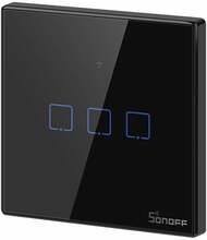 Nutikas seinalüliti Sonoff T3EU3C-TX, 3 kanalit, Wi-Fi, RF