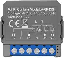 Nutikas kardinamoodul Avatto CMS16-RF-1, Wi-Fi+RF