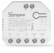 Nutikas lüliti Sonoff Dual R3 Lite, 2 kanalit, 230V, 2x1650W