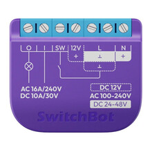 Nutikas releelüliti SwitchBot Relay Switch 1 pingevaba kontaktiga