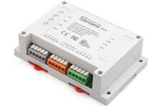 Nutikas lüliti Sonoff 4CH R2, 4 kanalit, WiFi, 230VAC 2200W