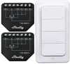 WiFi ruloo-/kardinate kontrollerite komplekt Shelly Shutter + BLU RC nupp, 2 tk