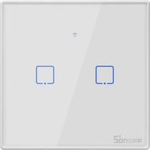 Nutikas Wi-Fi seinalüliti Sonoff T2EU2C, 130 g, 100 - 240 V