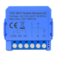 WiFi lüliti moodul Avatto WSM16-DC-1, 1 kanal, kuiv DC kontakt