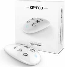 Nutikas kaugjuhtimispult Fibaro KeyFob FGKF-601 Z-Wave, valge