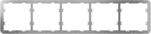Nutikas lülitiraam Ajax Smart Switch Frame 5 Seats 52348