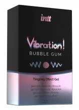 Stimuleeriv geel Intt Vibration Bubble Gum, 15 ml