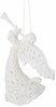 Jõulukaunistus Springos Angel valge, 16,5 cm