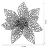 Jõulukaunistus Springos Poinsettia CA0726, 11 x 11 cm